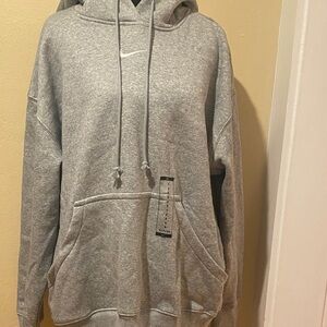 NWT Nike Light Gray Women’s Oversized Hoodie